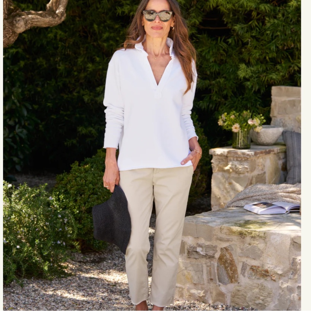 Frank & Eileen Woman's Wicklow The Italian Chino Pants Sz 6